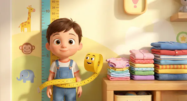 راهنمای کامل انتخاب سایز لباس کودک بر اساس سن